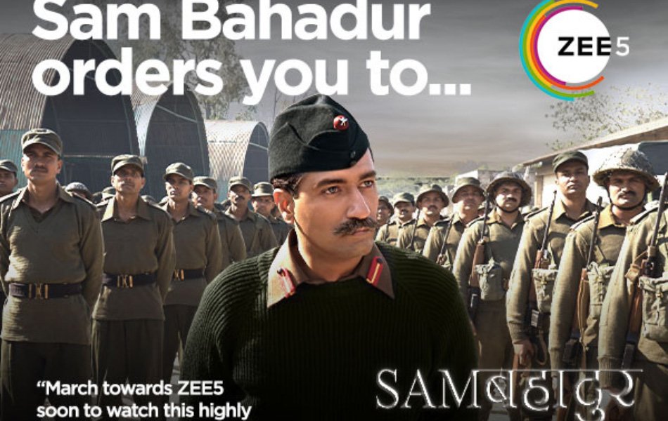 Sam Bahadur Movie on Zee 5