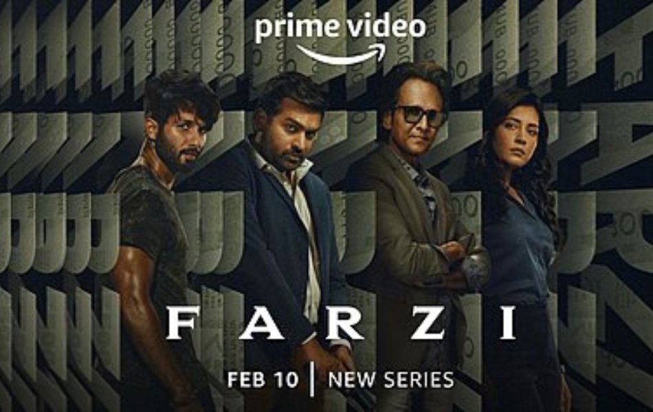 Farzi Bollywood Thriller TV Series on Amazon Prime
