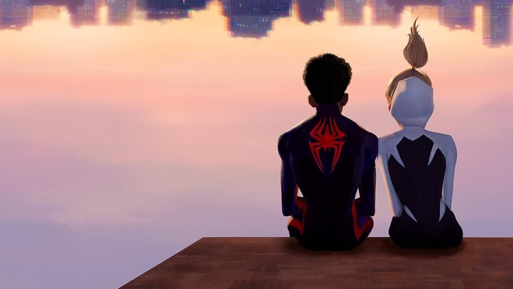 Spider Man Across the Spider Verse Animated Movie on Netflix