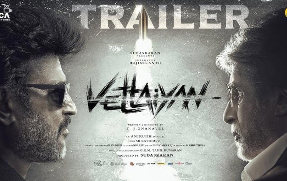 Vettaiyan Upcoming Tamil Movie Trailer Released